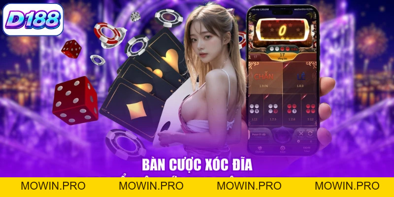 Xóc Đĩa D188 – Quy Tắc Tung Đồng Xu Chuẩn Trên Bàn Cược - Mowin