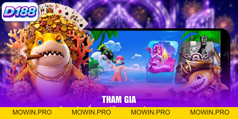 Bắn Cá D188 – Trải Nghiệm Đồ Họa Và Sảnh Đại Dương - Mowin