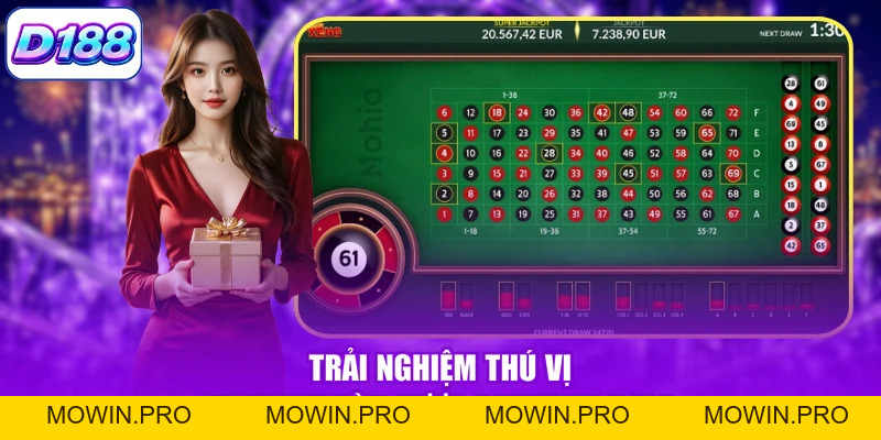 Roulette D188 – Trải Nghiệm Bàn Quay Đỉnh, Thưởng Lớn - Mowin